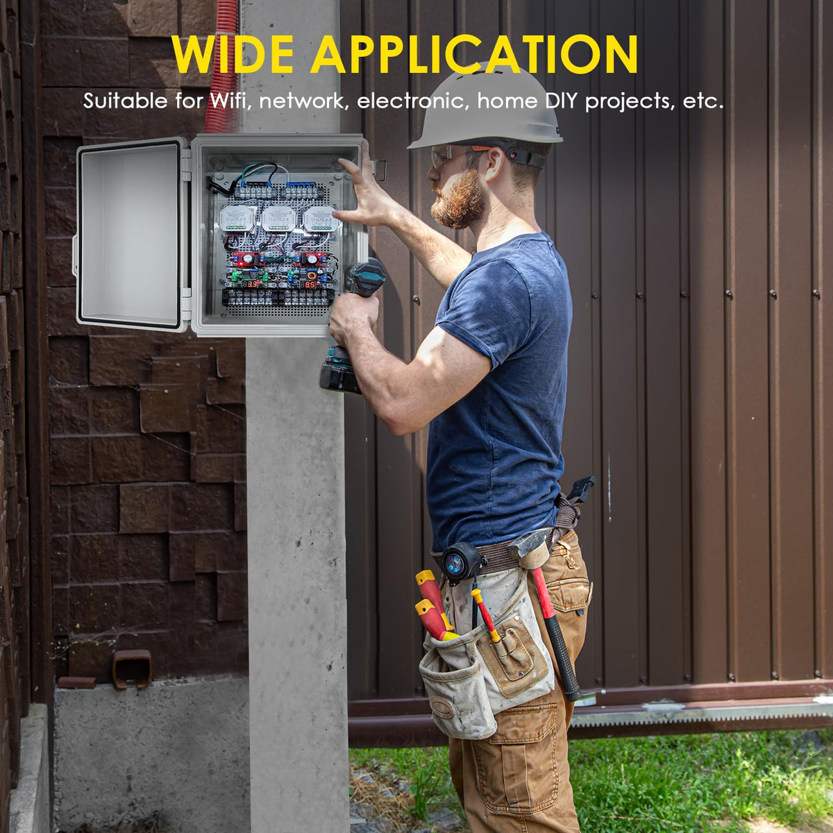 Joisyoya enclosure suits WiFi, CCTV, and solar setup needs.