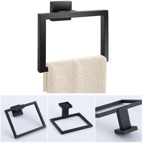 JOPOFI SUS304 stainless steel towel holder with rustproof finish.