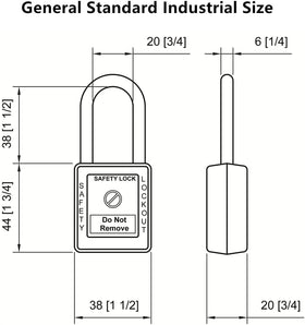 JOJOMARK lockout locks storage case keeps locks and tags organized