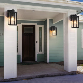 JOKAONOTL two-outlet porch light suited for porch and doorway.