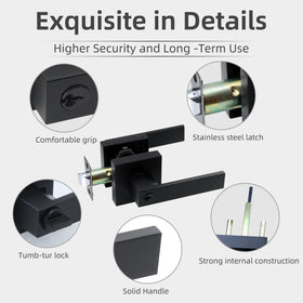 JO.KO backset adjustable from 60 to 70 mm fits doors.