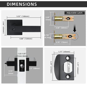 JO.KO door handle in zinc alloy and brass for rust resistance.