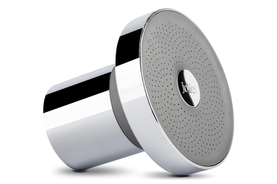 Jolie Filtered Showerhead chrome faceplate for cleaner water enhancing skin and hair.