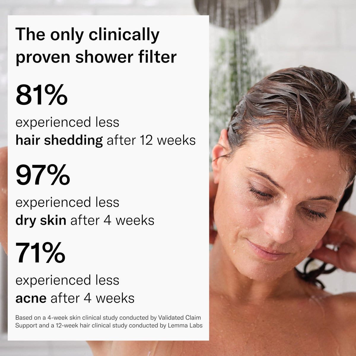 Jolie Filtered Showerhead gold packaging highlights premium design and filtration tech