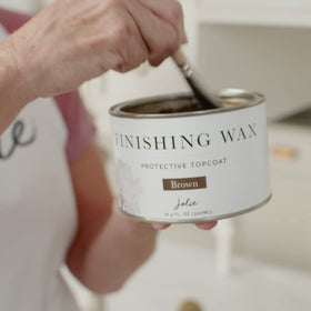 Jolie Finishing Wax clear base applied before color to optimize results.
