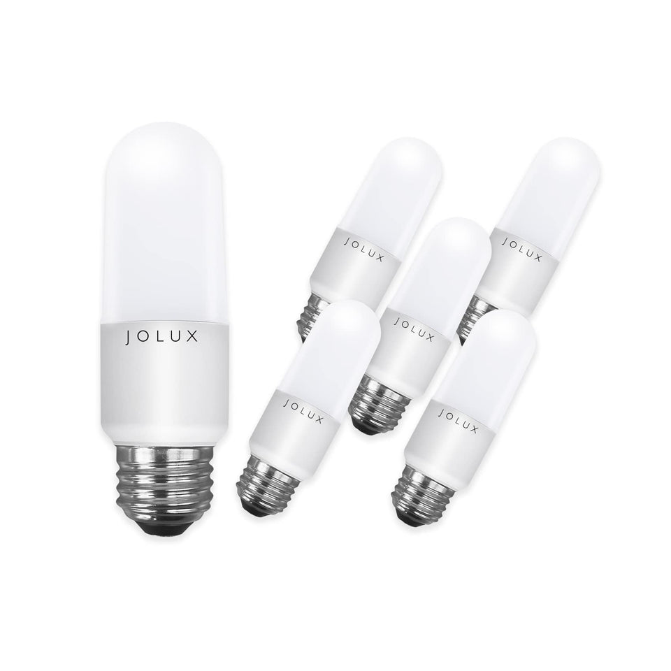 Jolux LED Stick Light Bulbs front view showing slim cylindrical design for easy replacement