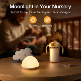 JolyWell Baby Night Light displays a 2700K warm glow for calm feeding sessions.