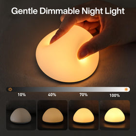 JolyWell Night Light shows 8 color modes to spark soothing nursery moments.