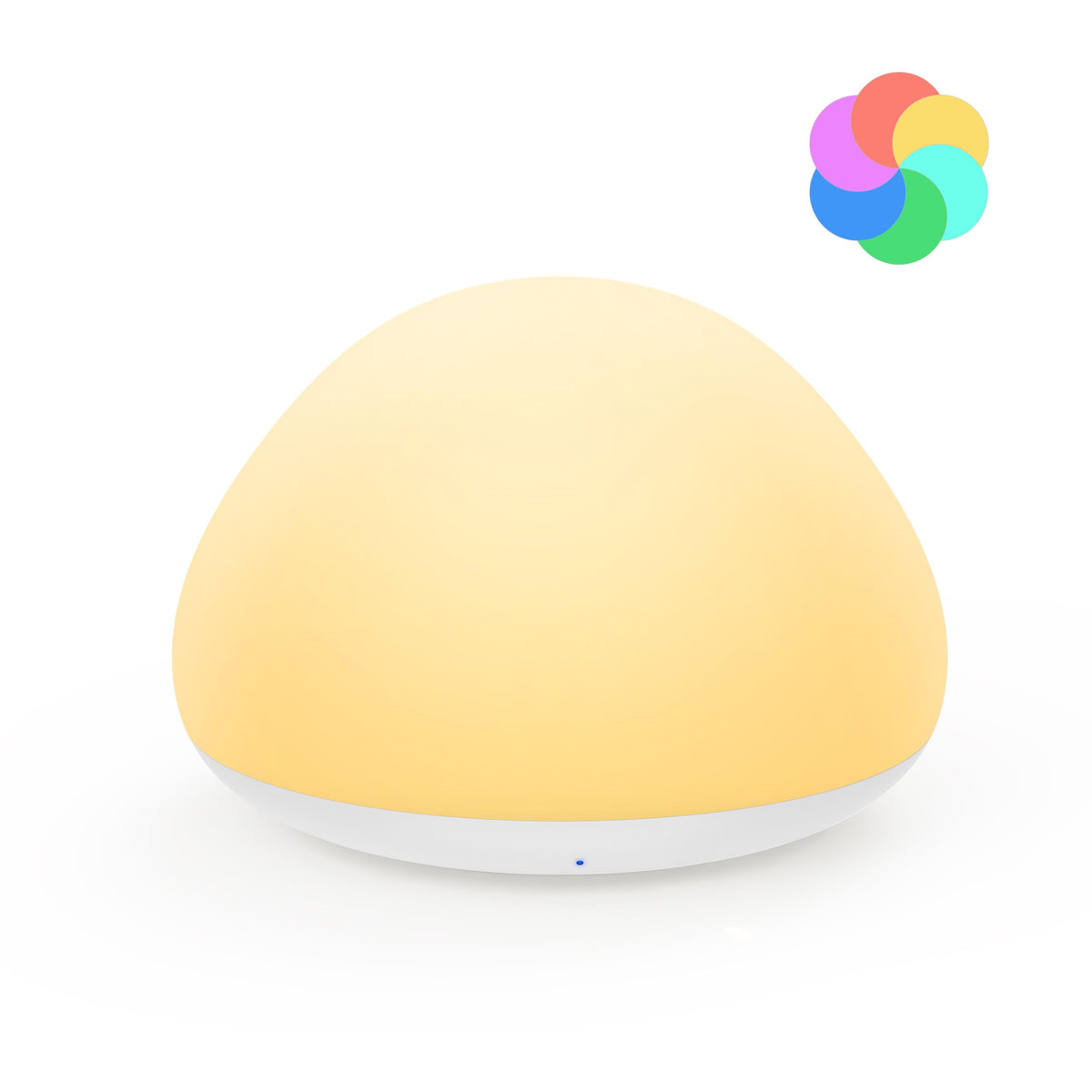 JolyWell Baby Night Light with soft silicone glow ideal for nighttime cuddles.