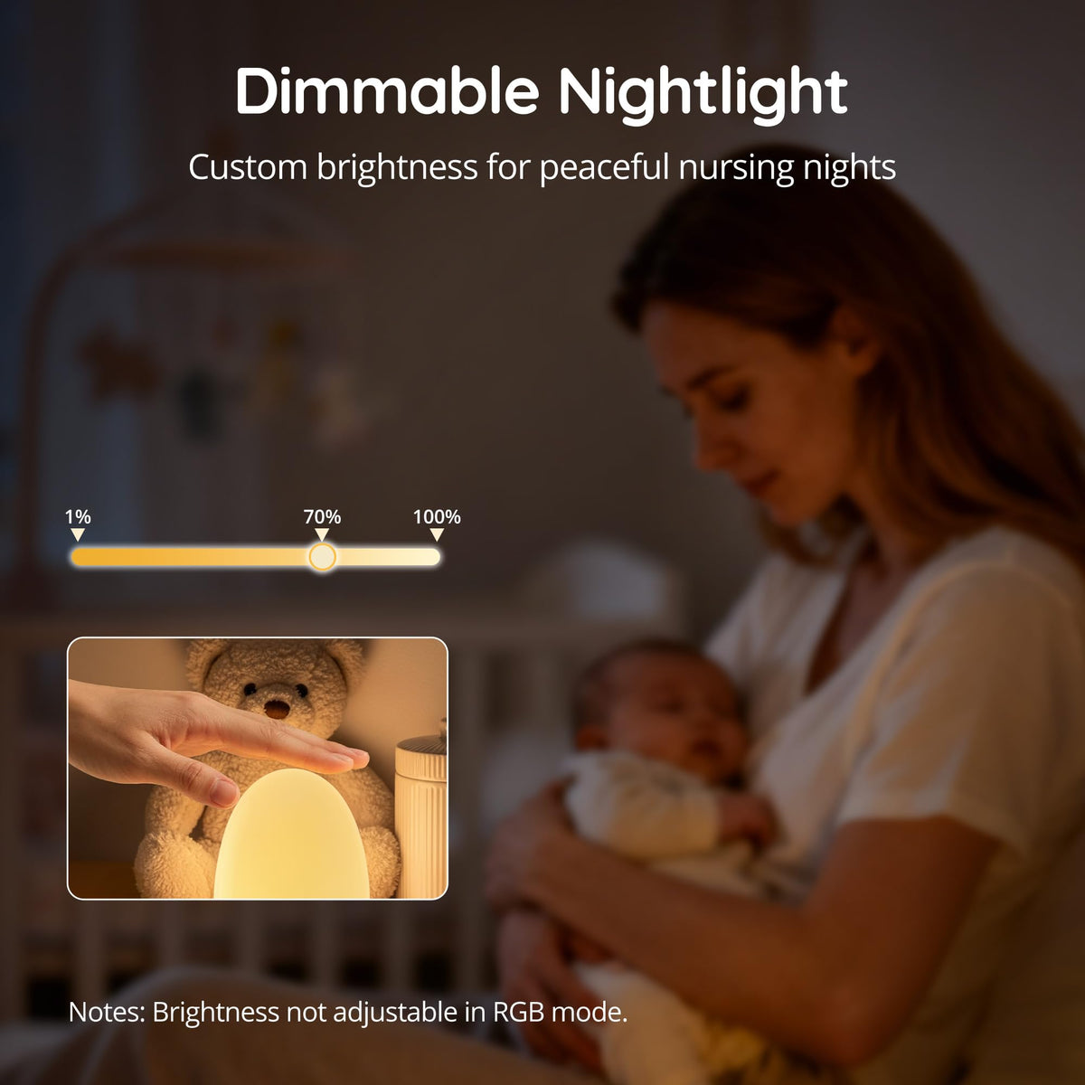JolyWell adjustable color temperature supports warm to cool lighting for routines.