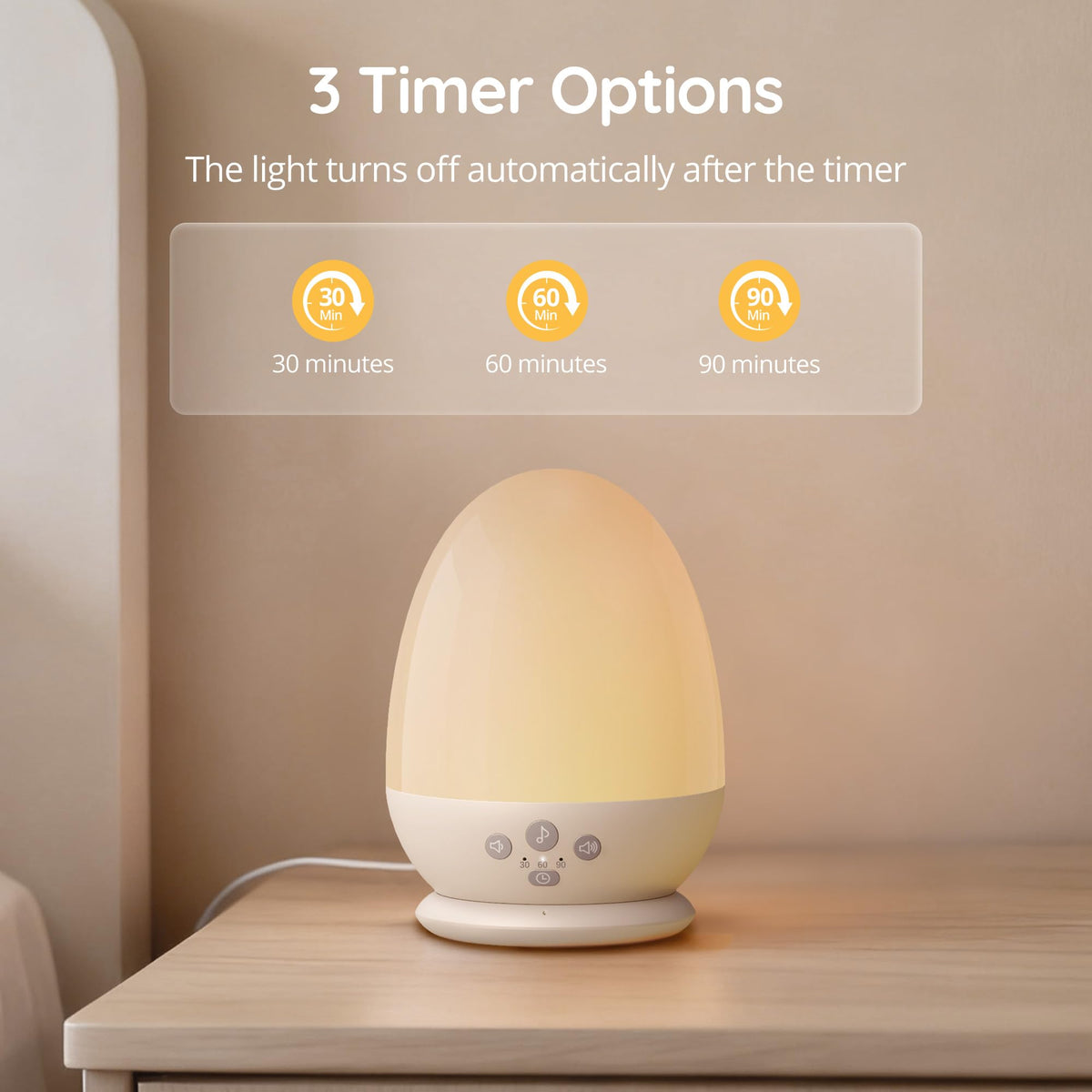 JolyWell touch control makes brightness and mode changes effortless.