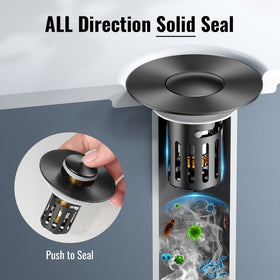 JOMSTHOME tool-free installation possible, enabling quick DIY drain stopper replacement.