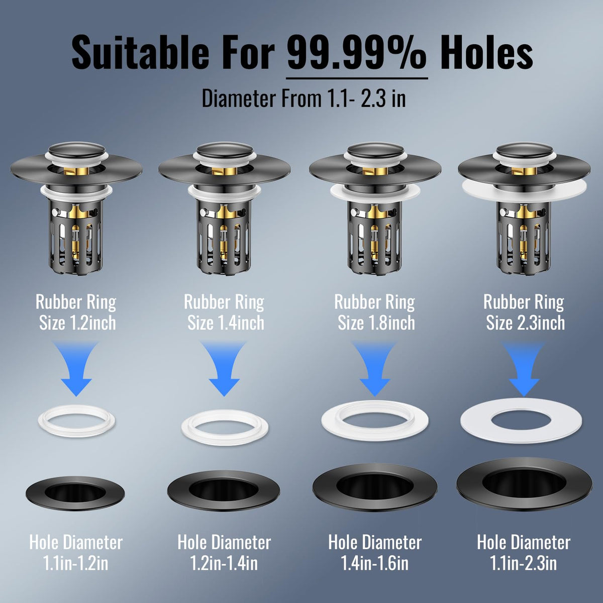 JOMSTHOME turbo drainage channel data shows fast water flow and reduced pooling.