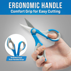 Jonard Tools JIC-186 serrated blade provides secure gripping.