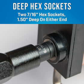Jonard Tools SSK-876 deep hex sockets close-up for extended reach and leverage