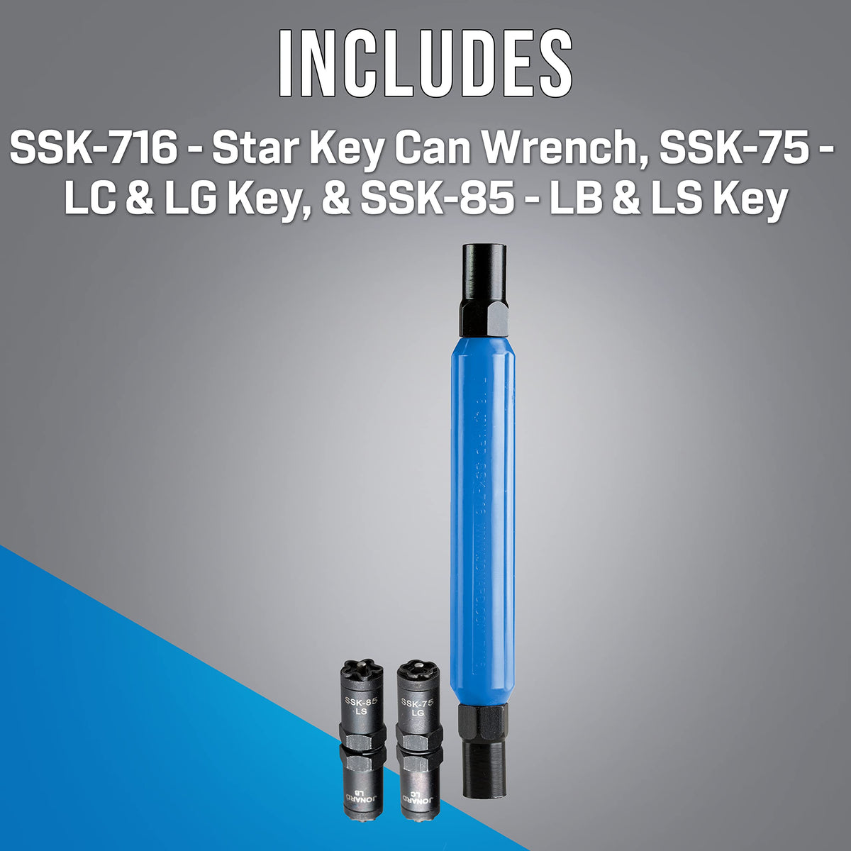 Jonard Tools SSK-876 includes SSK-716, SSK-75, and SSK-85 components