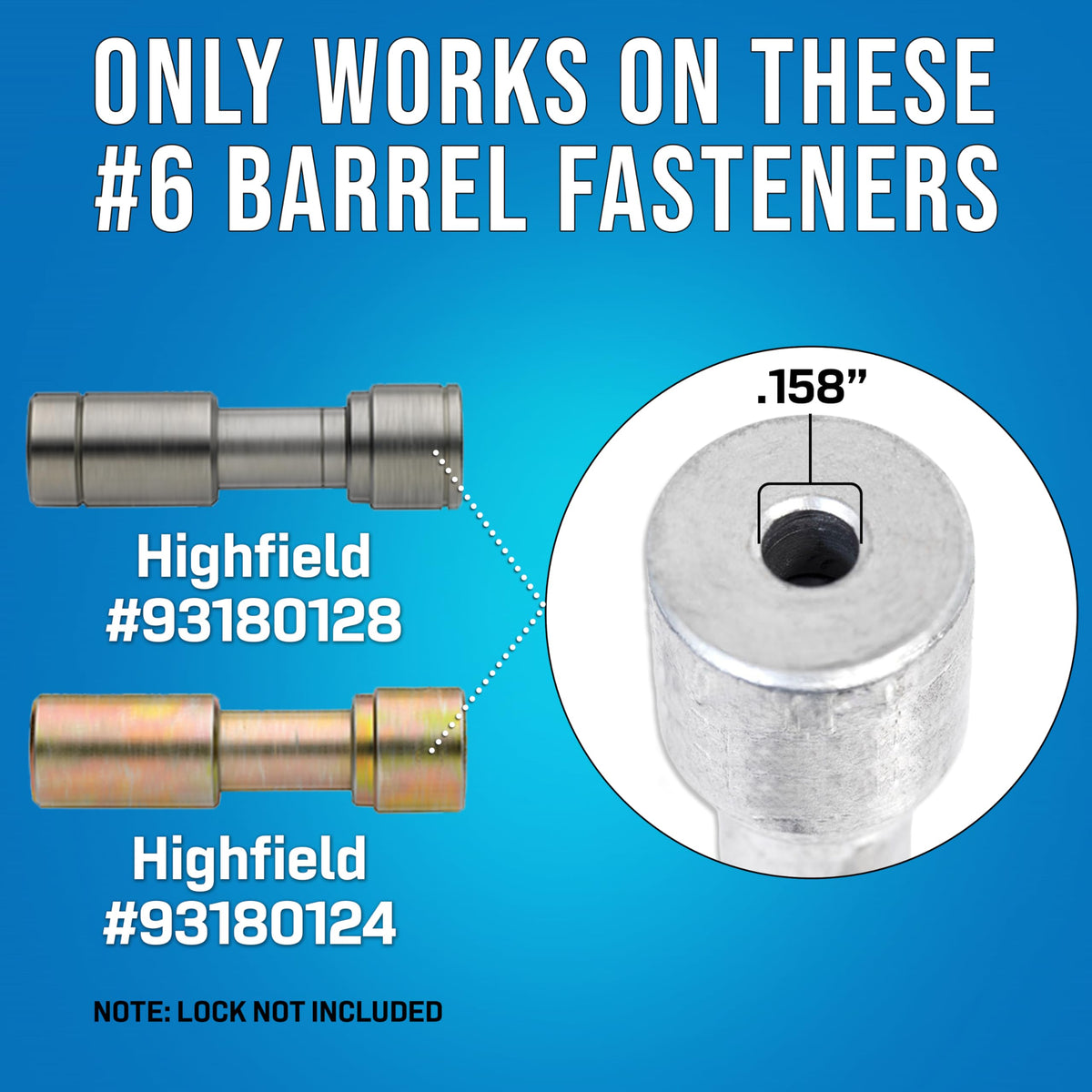 Jonard Tools TTBW-158 plunger in use on 0.158 inch barrel fasteners for water utilities