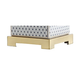 Table lamp on a side table complements cozy living spaces with refined style.