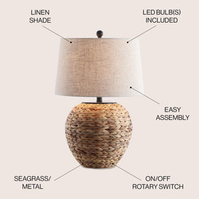 JONATHAN Y basket weave close-up shows artisanal texture and craftsmanship.