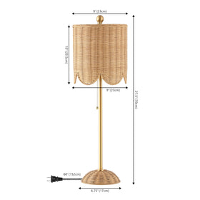 JONATHAN Y pull-chain switch for easy operation.