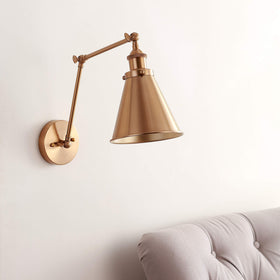 JONATHAN Y classic-industrial wall sconce for modern living spaces