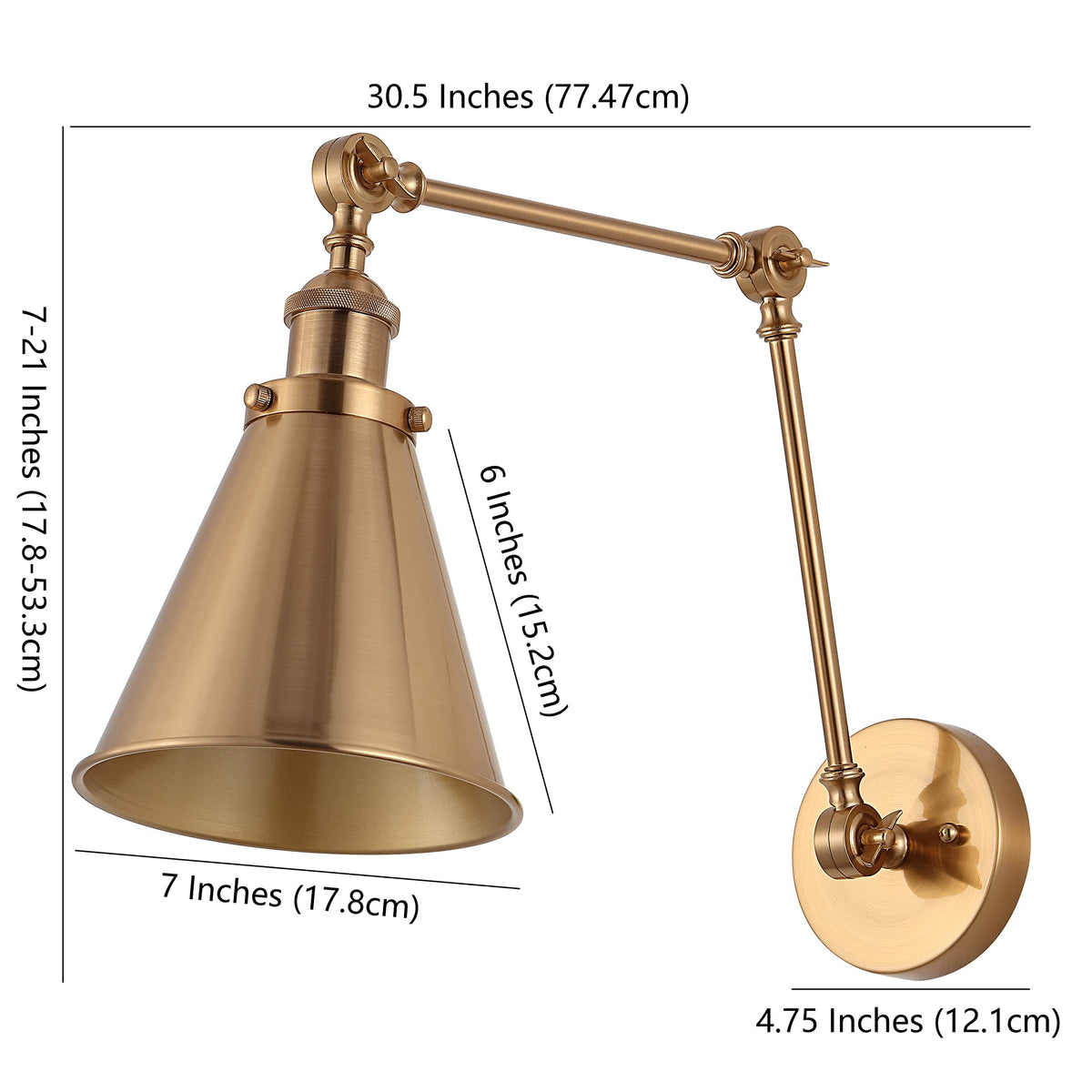 Jonathan Y LED bulbs included for immediate, energy-efficient illumination.