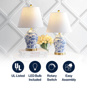 LED bulbs are included for immediate energy-efficient illumination.