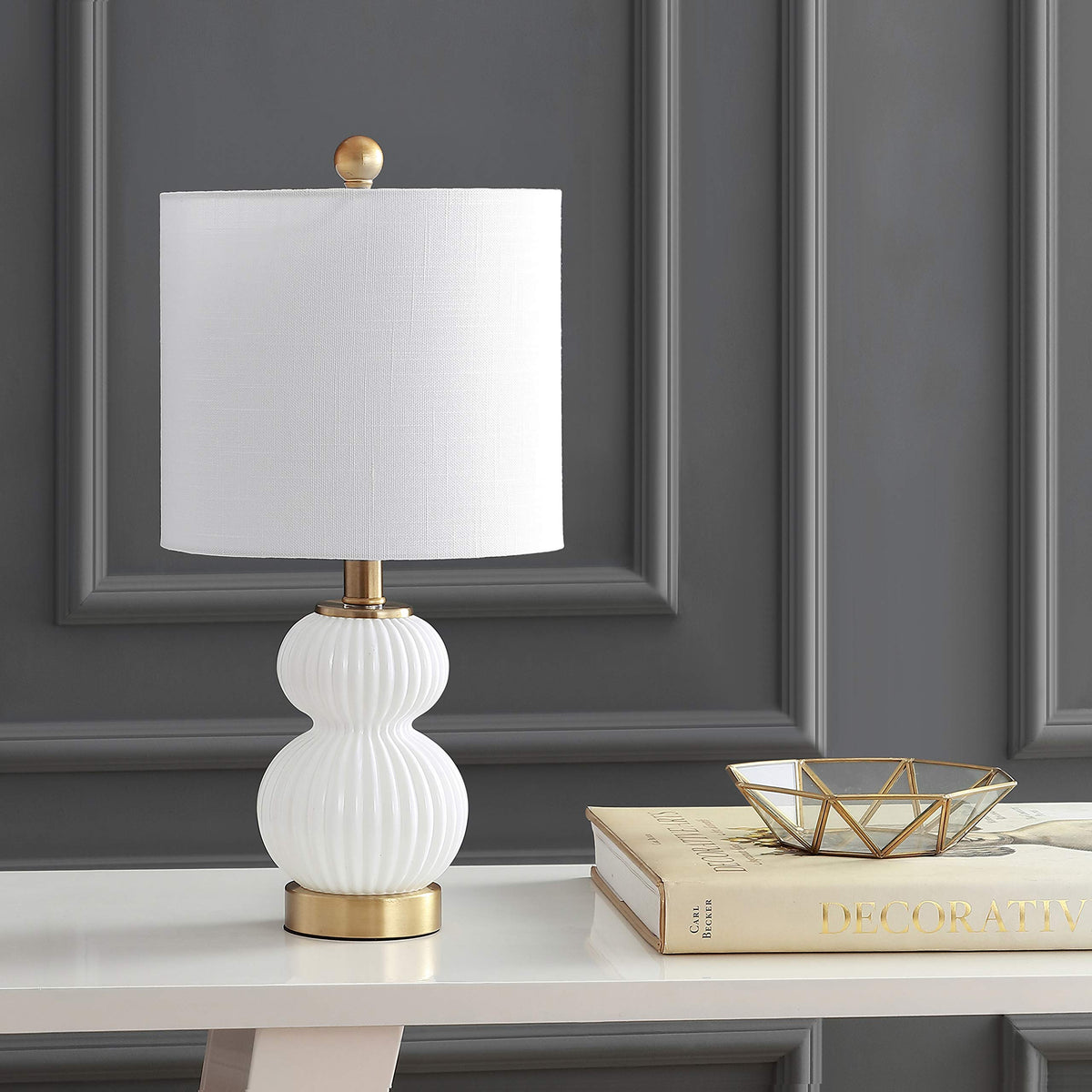 Jonathan Y included LED bulbs deliver instant brightness and energy efficiency