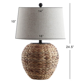 JONATHAN Y silk-wrapped cord adds a refined finishing touch.