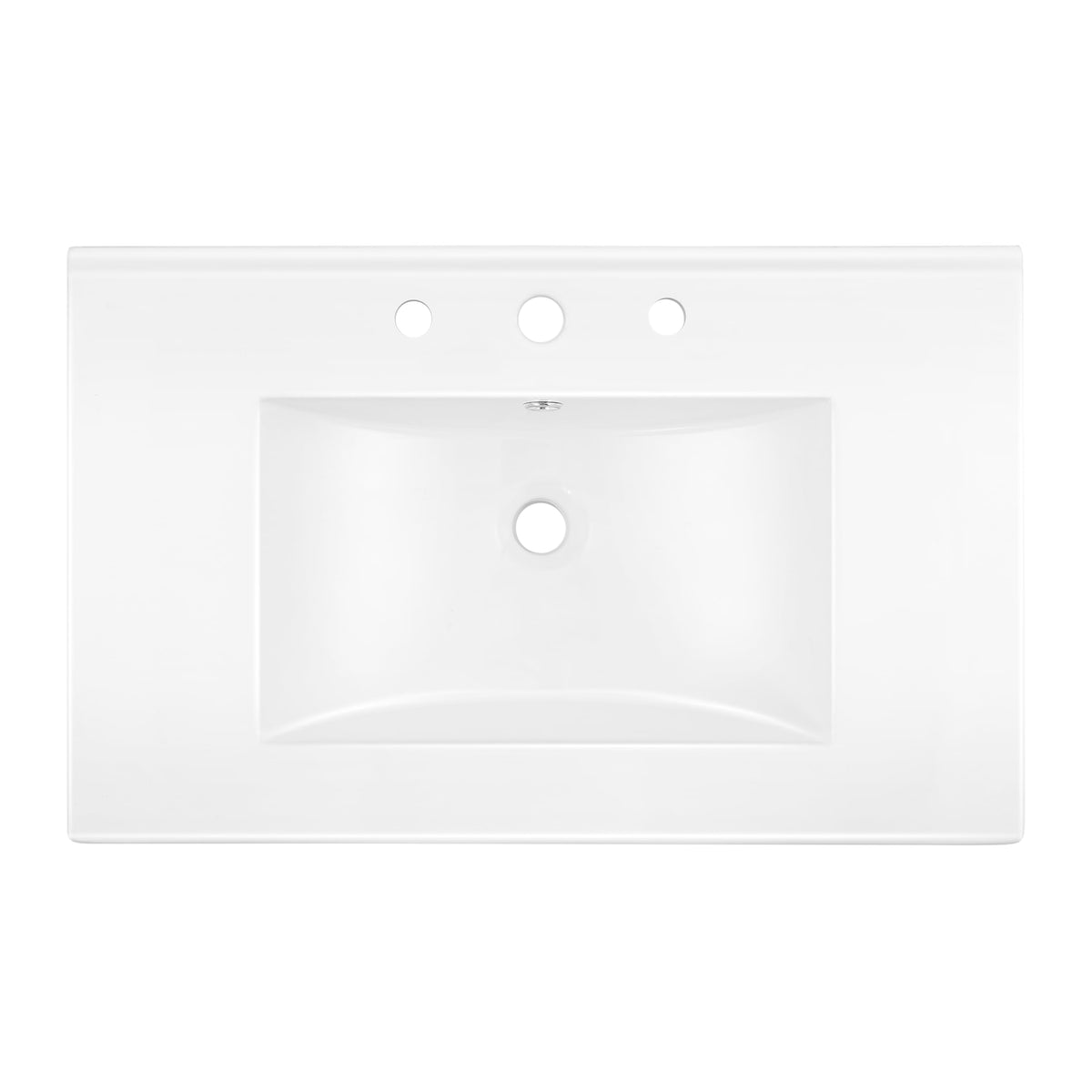 Jonathan Y SNK1002A porcelain surface supports daily bathroom use.