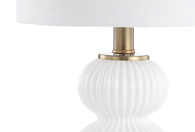 Jonathan Y textured base detail adds visual interest without overpowering space