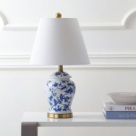 Jonathan Y gently tapered lamp shape fits beside sofas, beds, or desks for versatile lighting.