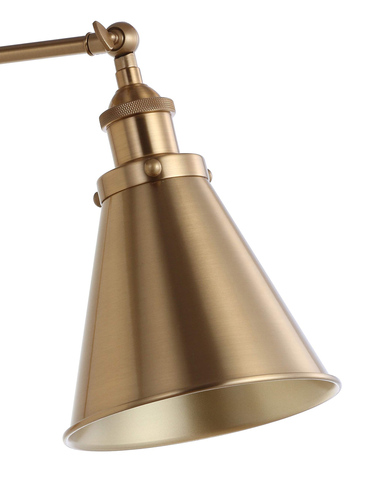 JONATHAN Y vanity-mirror lighting with adjustable reach for versatile use