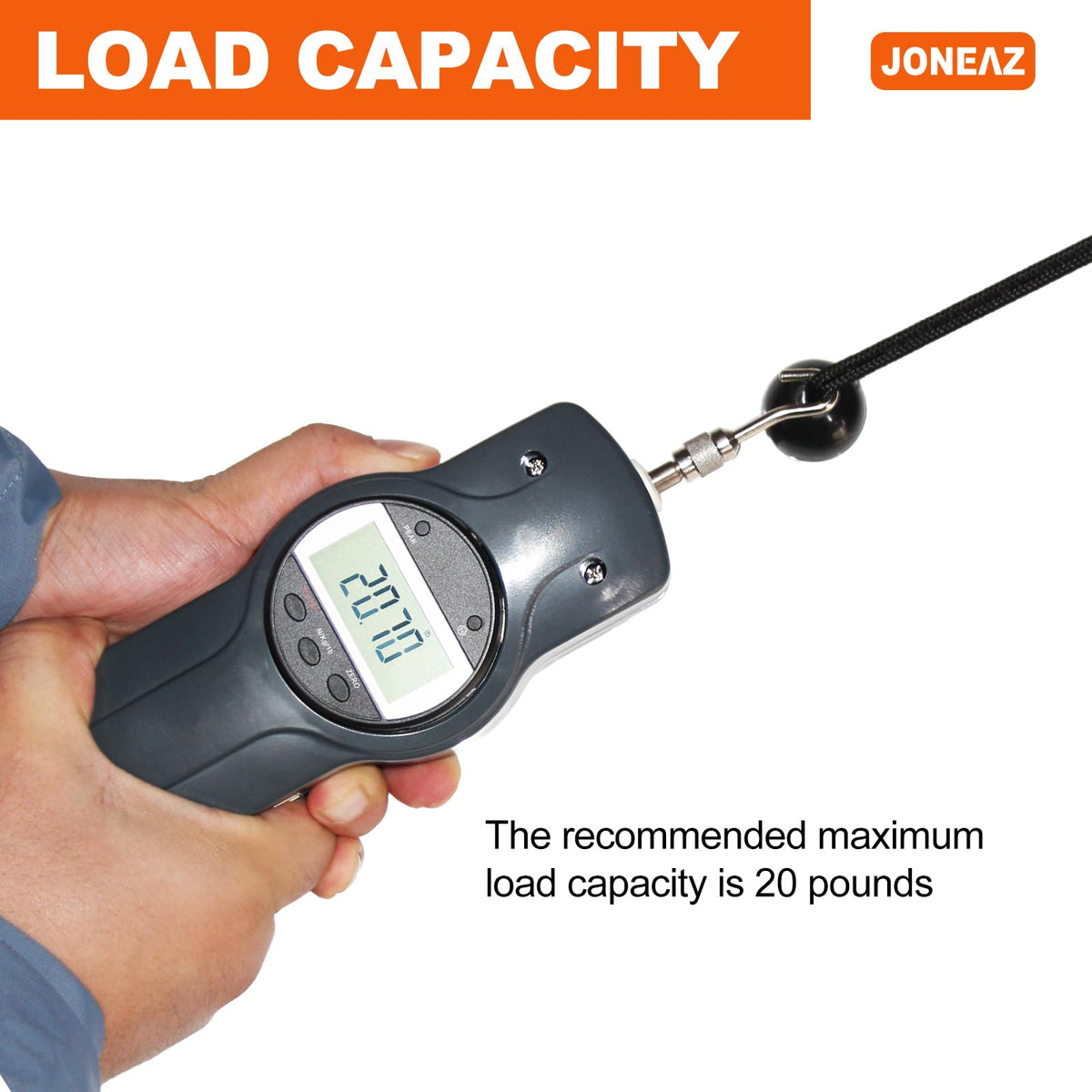 Joneaz ball-bungee 4in black on outdoor trailer securing cargo.