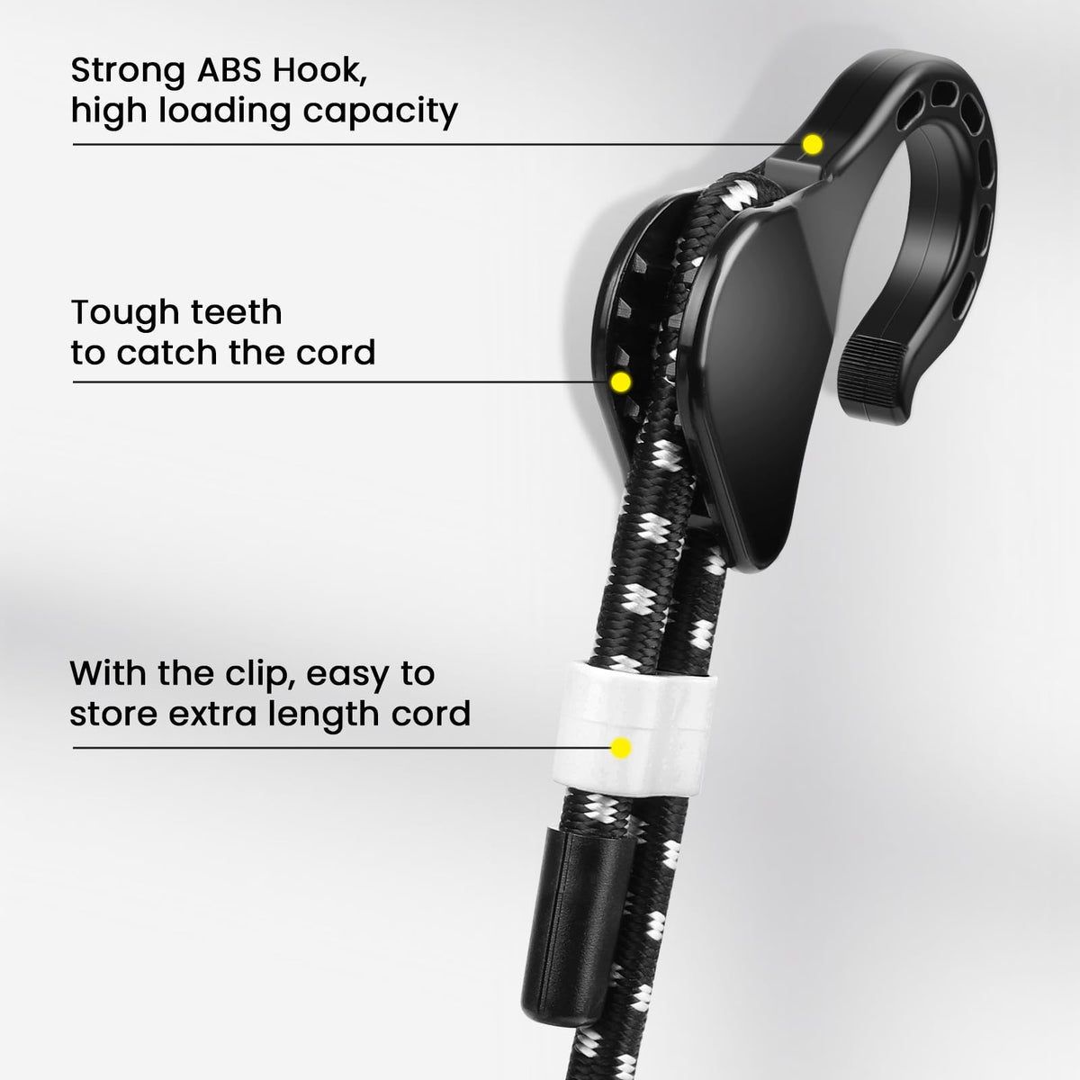 Joneaz bungee cords UV-resistant fiber for outdoor use.