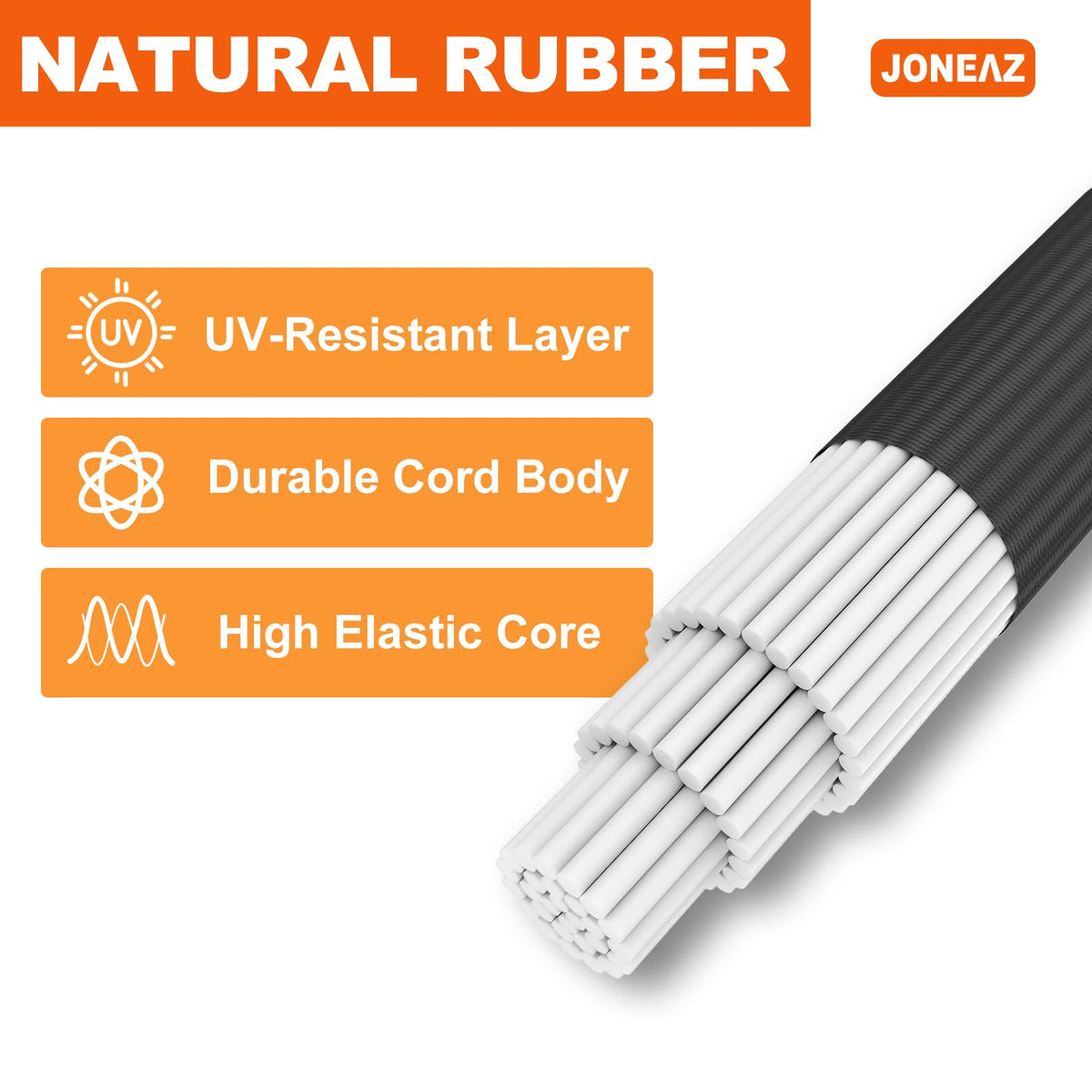 Joneaz-uv-resistant-sleeve protects cords against sun and rain