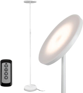 JOOFO pearl white floor lamp base providing stable room lighting.