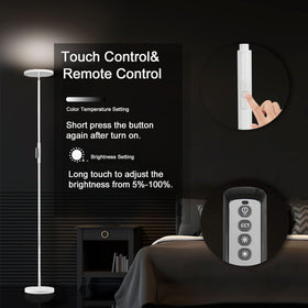 JOOFO three-color temperature options for warm to cool light.