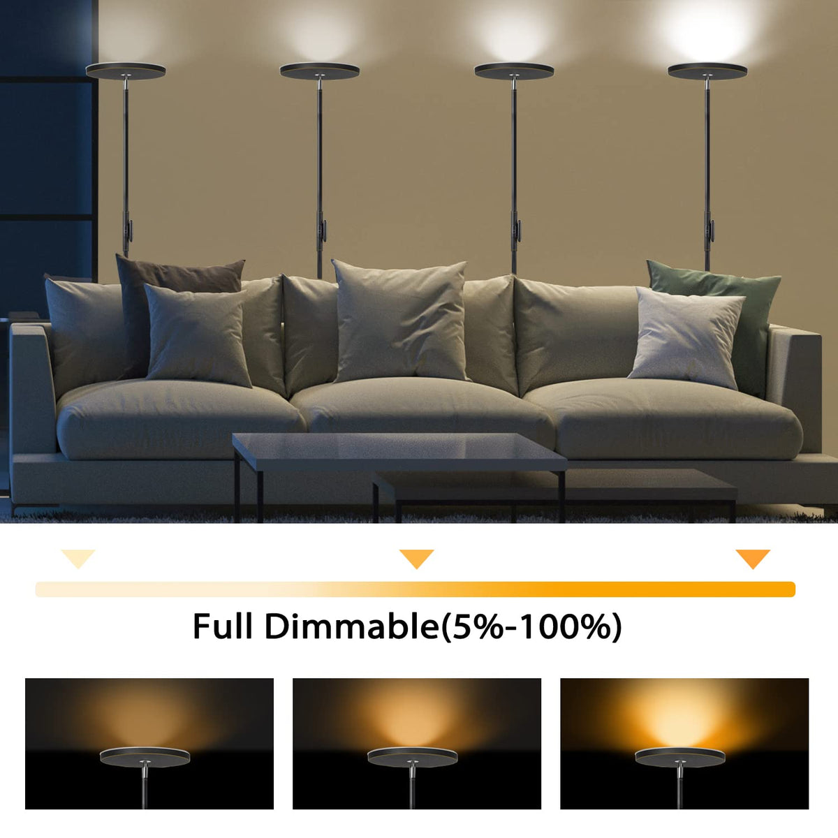 JOOFO lamp offers 3000–5000K color temps for warm to cool light.