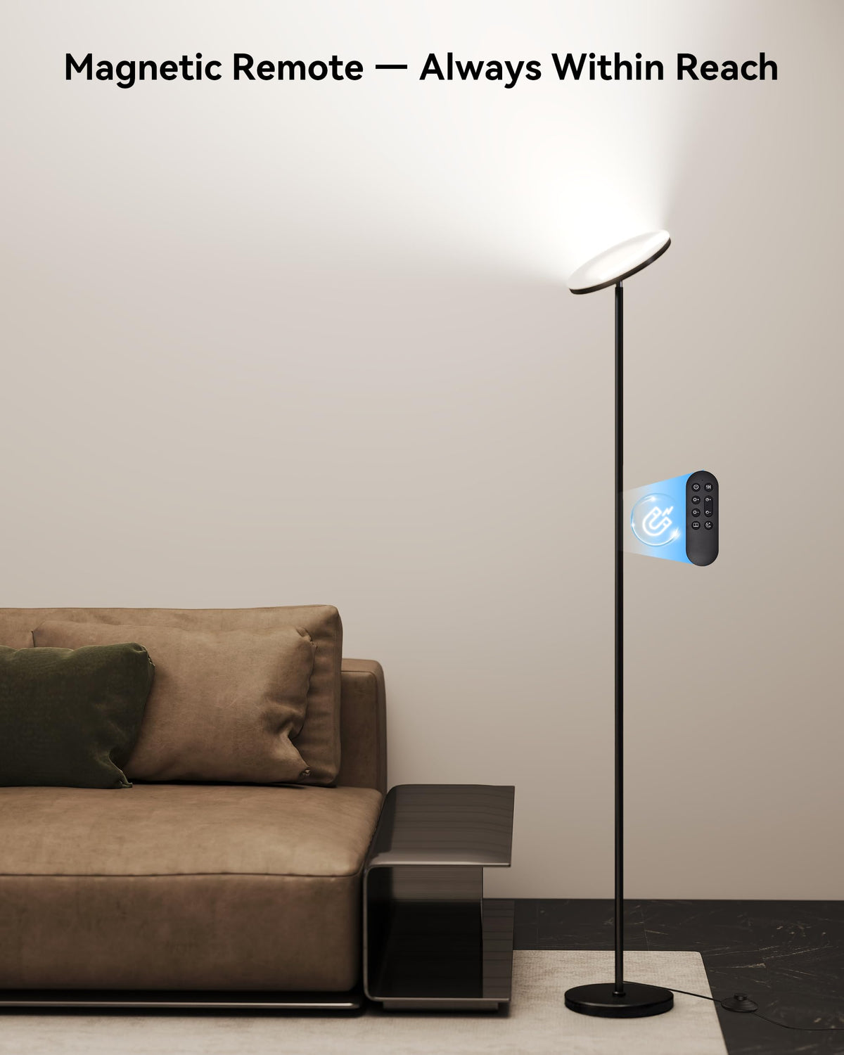 JOOFO LED floor lamp adjustable head for versatile illumination
