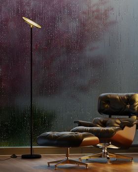JOOFO LED floor lamp sturdy weighted base for stable placement