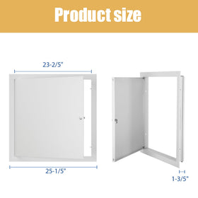 Joogto drywall access panel surface treatment with uniform bake finish resists marks.