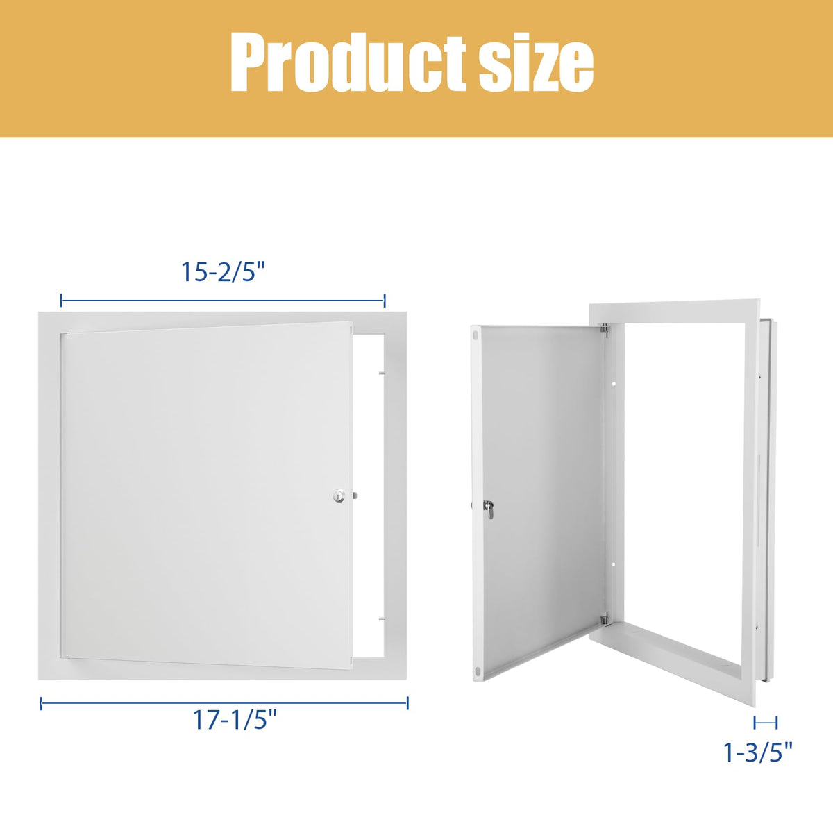 Joogto metal access door for drywall highlighting rust-resistant steel