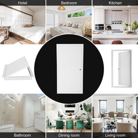 Joogto seamless welding attic door shown for strong, clean installation