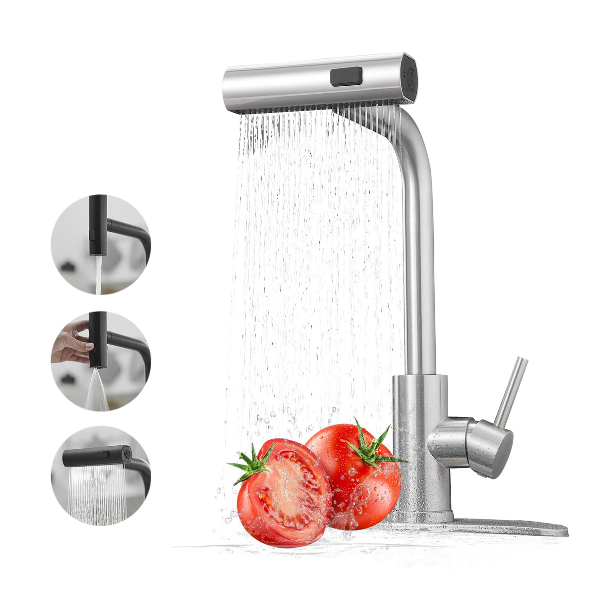 JOOM kitchen faucet with pull-down sprayer for versatile cleaning tasks