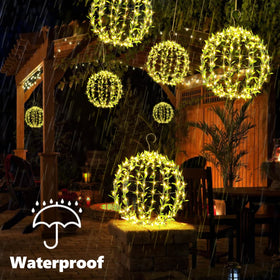 Joomer IP65 waterproof globe lights withstand rain