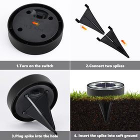 Joomer disc lights ideal for garden pathways and patios