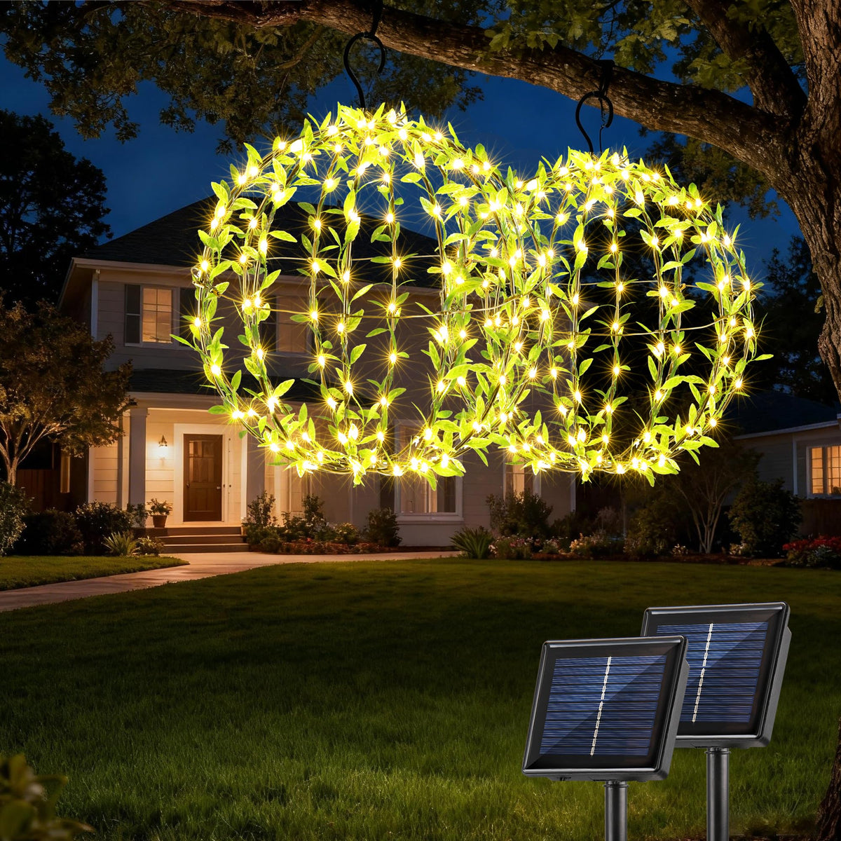Joomer 11-inch solar globe light for outdoor ambiance