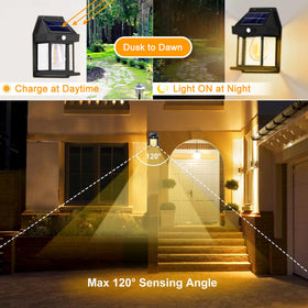 Joomer Solar Wall Light waterproof exterior suitable for rain and snow