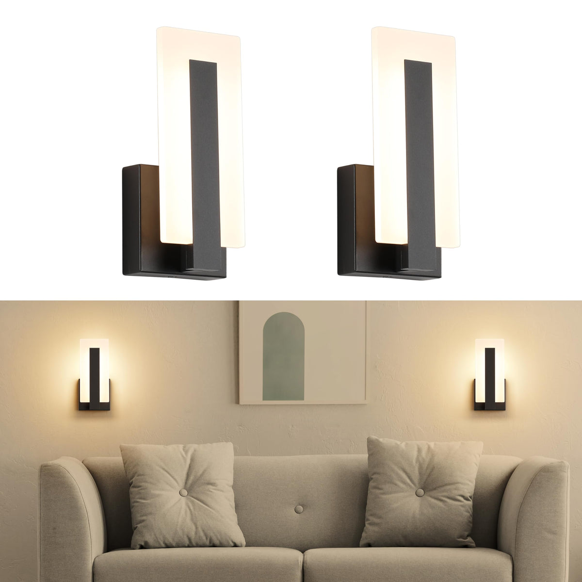 Joosenhouse living room lighting enhances seating with soft inviting glow